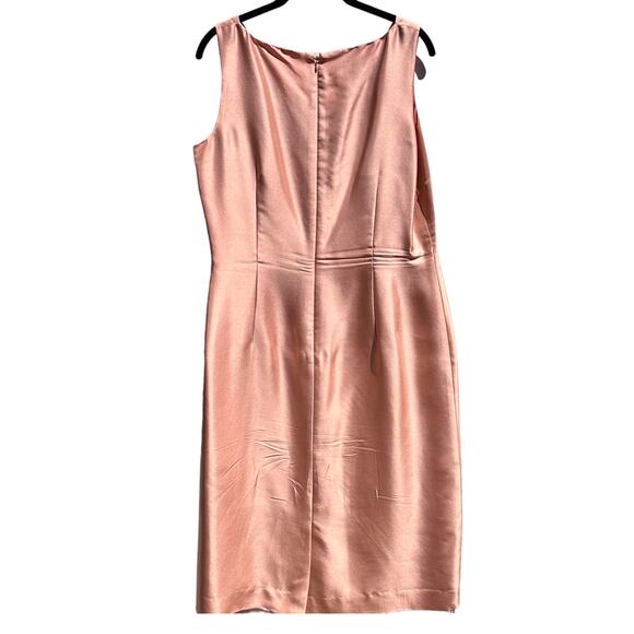 Talbots Peach/Pink Silk 2-Piece Dress Suit - Size 12 - Picture 12 of 13